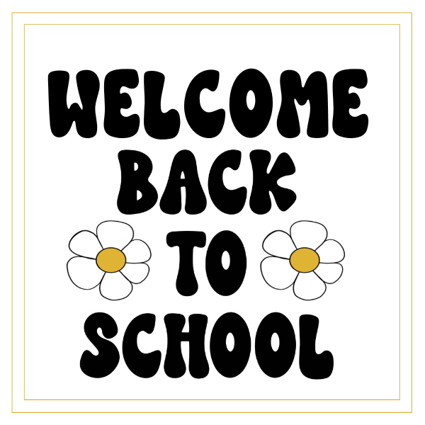 2 Circle Tags - Welcome Back to School