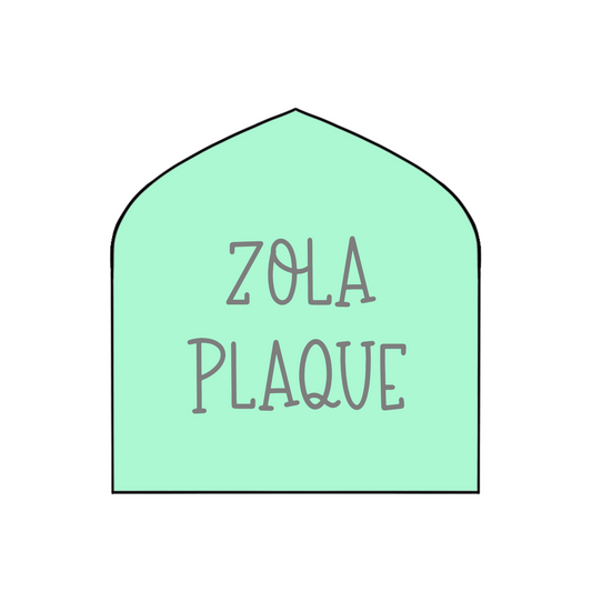 Zola Plaque Cookie Cutter & STLs