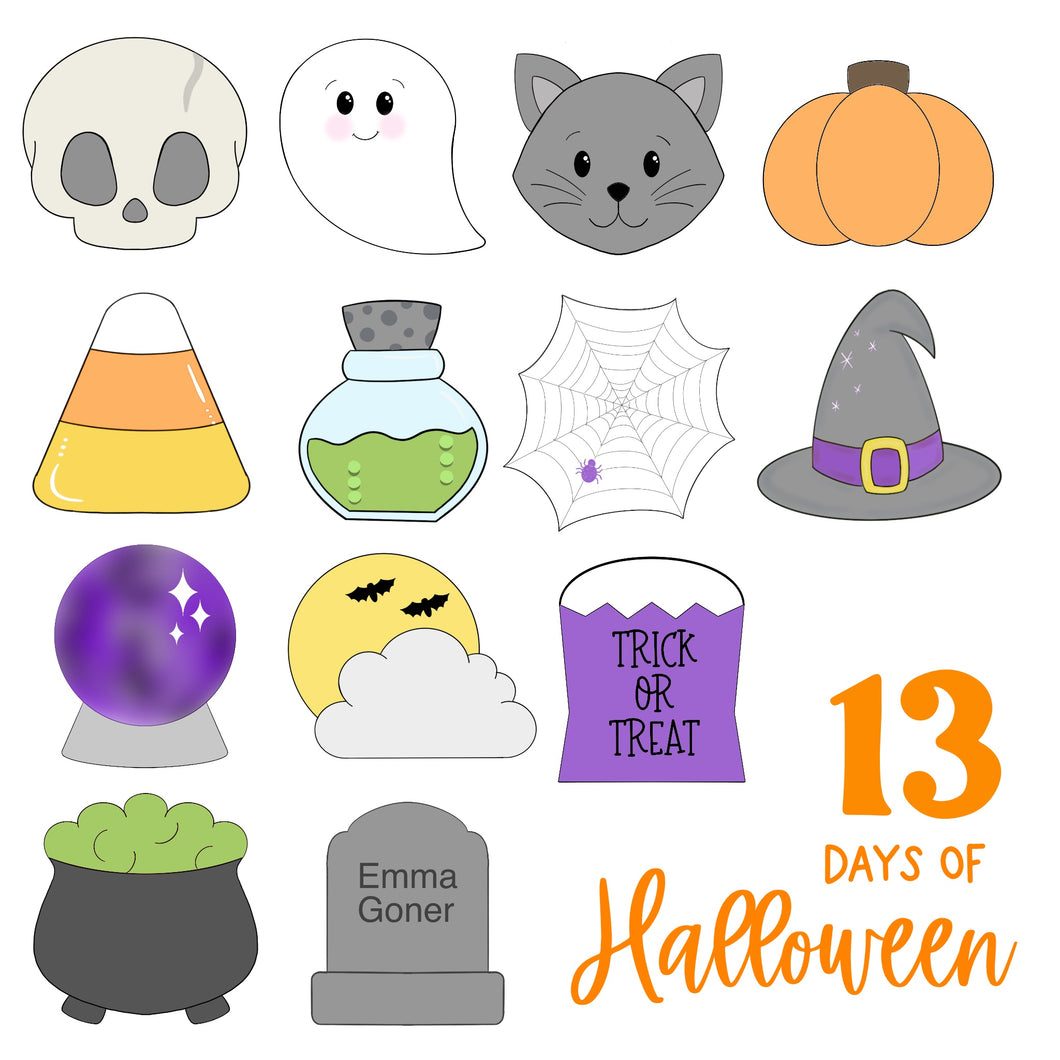 13 Days of Halloween Cutter & STLs