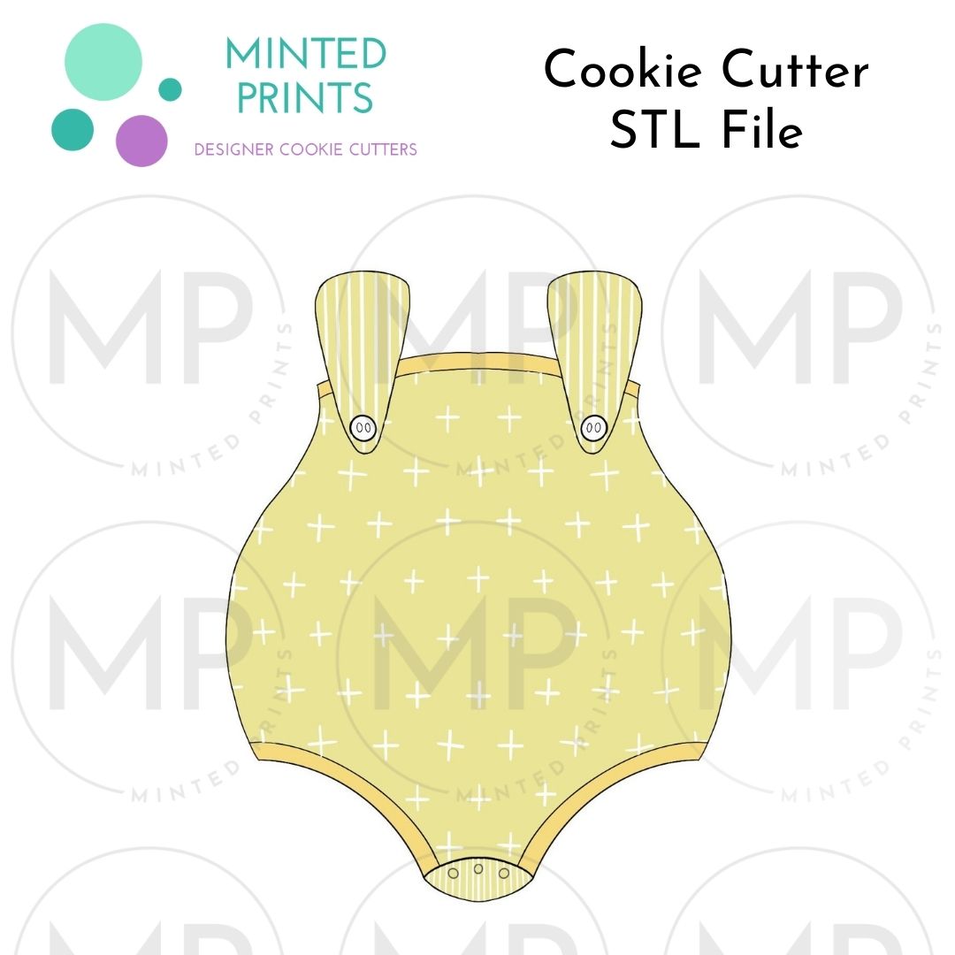 Baby Jumper Cookie Cutter STL Digital File