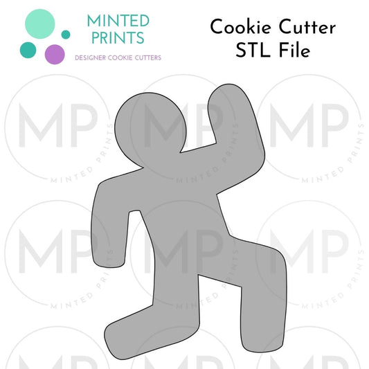 Body Outline Cookie Cutter STL DIGITAL FILE