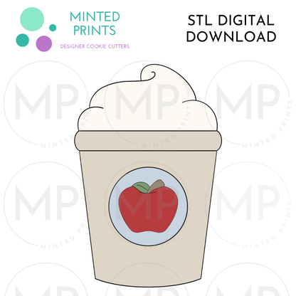 2024 Frappuccino Cookie Cutter STL DIGITAL DOWNLOAD