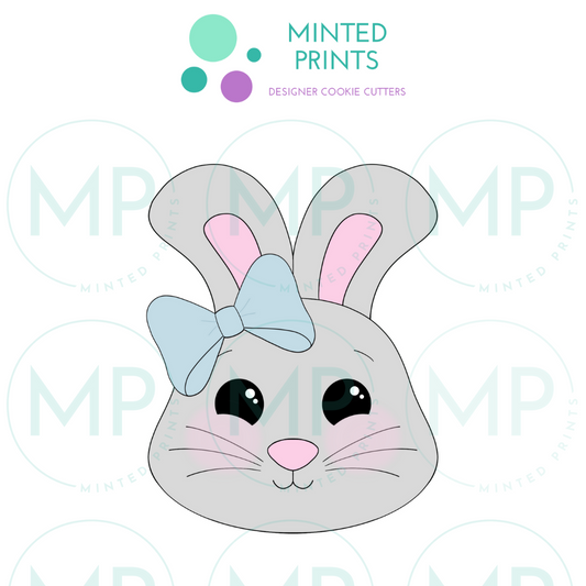 2024 Girly Bunny Cookie Cutter STL DIGITAL FILE