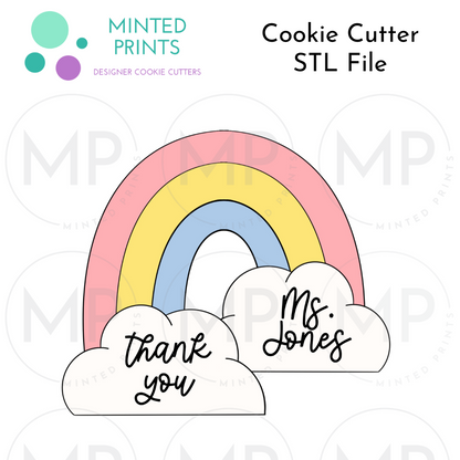 2024 Rainbow Cookie Cutter STL DIGITAL FILE