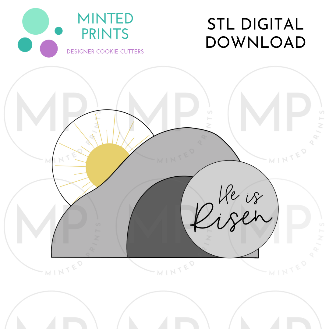 2024 Tomb Cookie Cutter STL DIGITAL DOWNLOAD