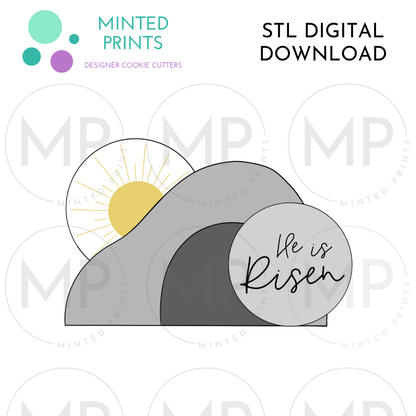 2024 Tomb Cookie Cutter STL DIGITAL DOWNLOAD