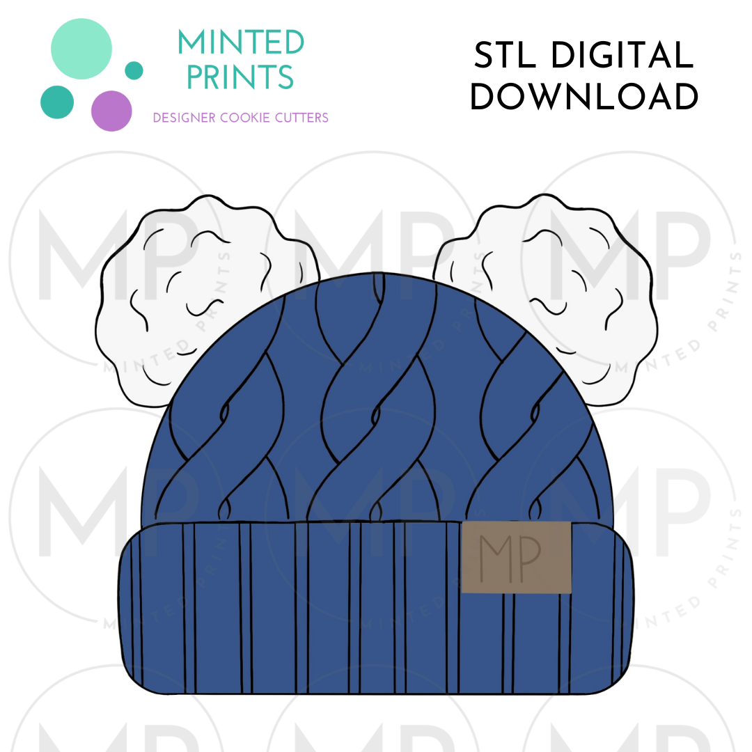 Winter Set of 12 Cookie Cutter STL DIGITAL DOWNLOAD