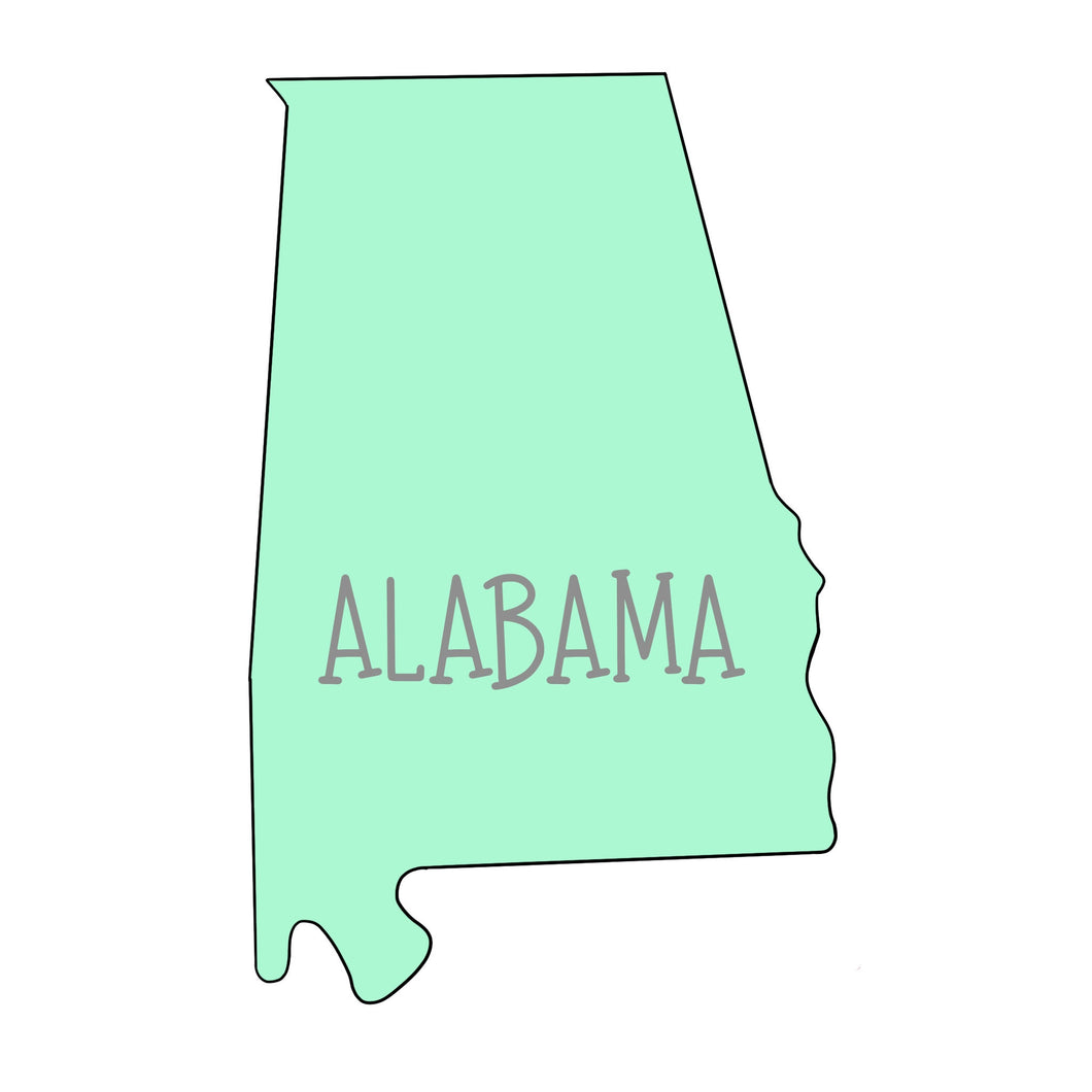 Alabama Cookie Cutter and STL File