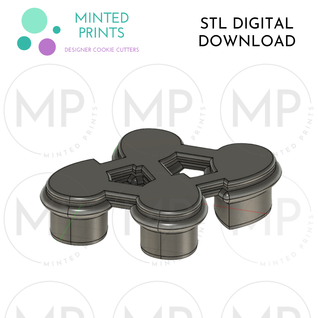 Almond Cookie Cutter STL DIGITAL DOWNLOAD