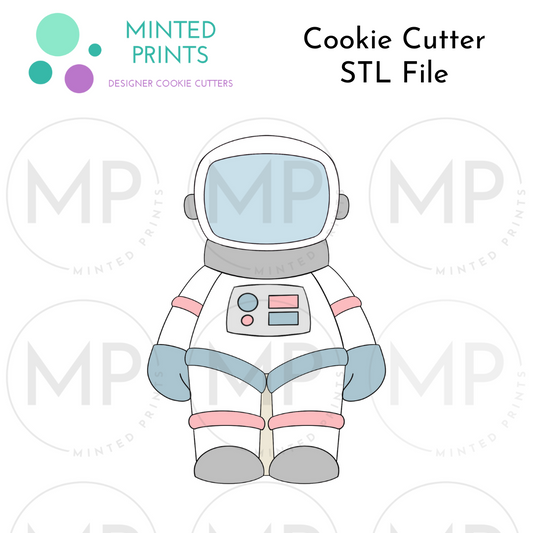 Astronaut Cookie Cutter STL DIGITAL FILE
