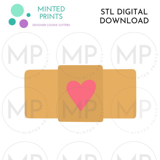 Chubby Bandaid Cookie Cutter STL DIGITAL DOWNLOAD