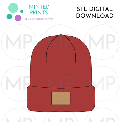 Beanie 2024 Cookie Cutter STL DIGITAL DOWNLOAD