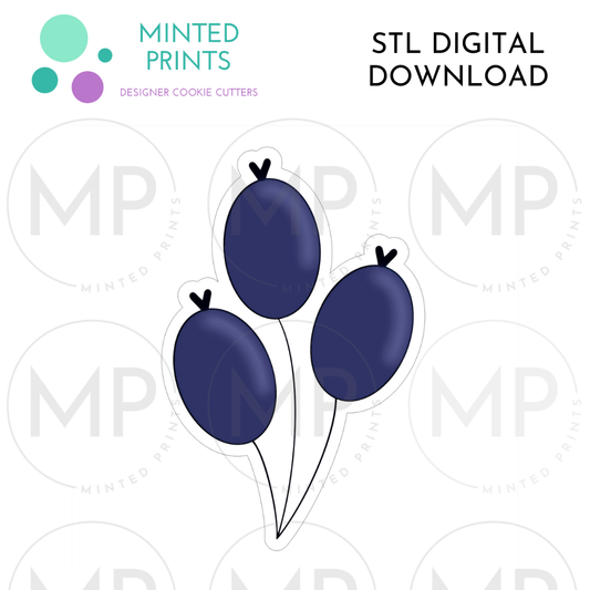 Berry Branch 2 Cookie Cutter STL DIGITAL DOWNLOAD