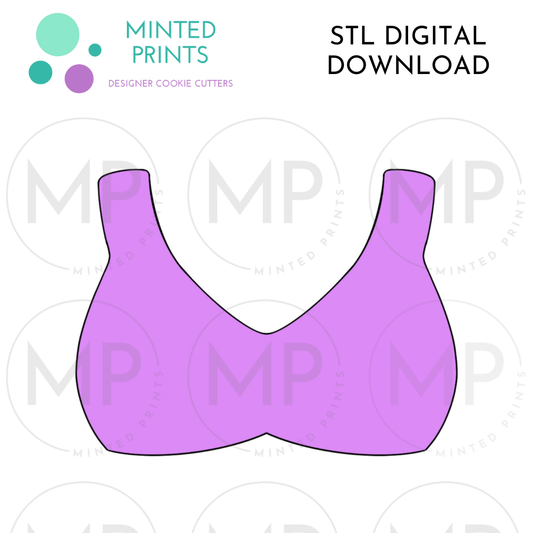 Bikini Top Cookie Cutter STL DIGITAL DOWNLOAD