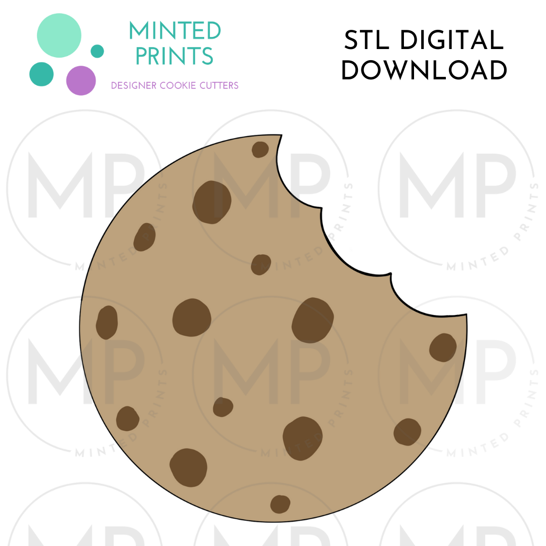 Bitten Cookie Cookie Cutter STL DIGITAL DOWNLOAD