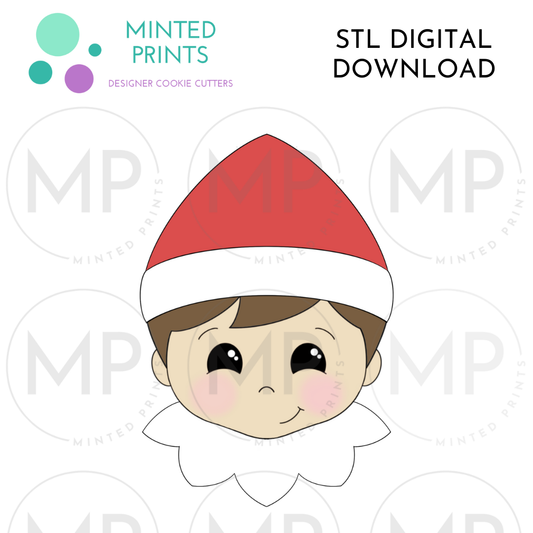 Boy Elf 2024 Cookie Cutter STL DIGITAL DOWNLOAD