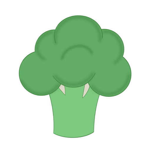 Broccoli / Cauliflower Cookie Cutter and STL File
