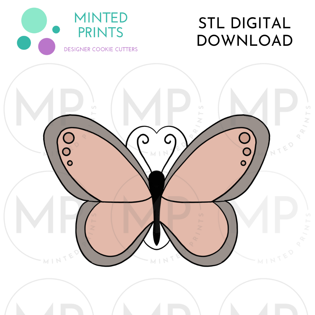 Butterfly Cookie Cutter STL DIGITAL DOWNLOAD