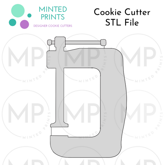 C Clamp Tool Cookie Cutter STL DIGITAL FILE