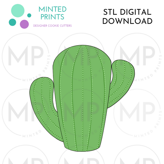 Cactus Cookie Cutter STL DIGITAL DOWNLOAD