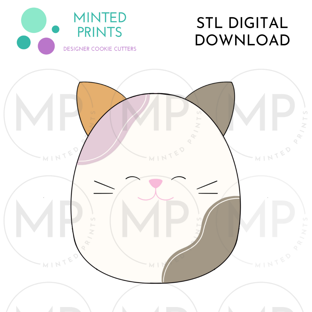 Cat & Fox Plushie Cookie Cutter STL DIGITAL DOWNLOAD