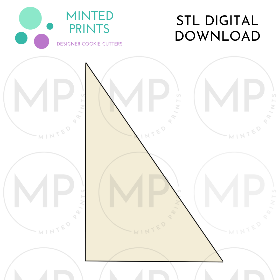 Cheese Triangle Cookie Cutter STL DIGITAL DOWNLOAD