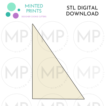 Cheese Triangle Cookie Cutter STL DIGITAL DOWNLOAD