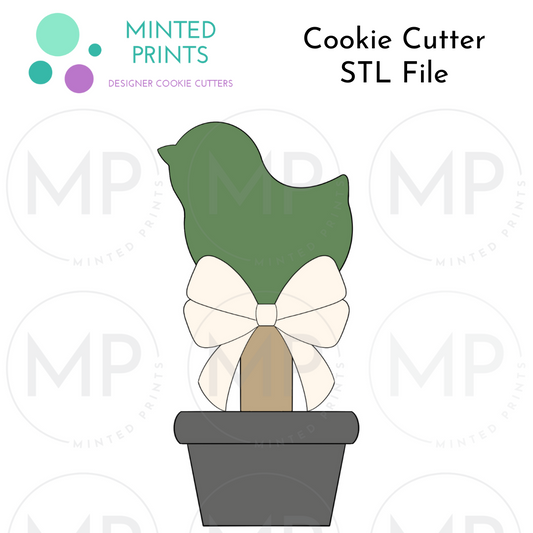Chick Topiary Cookie Cutter STL DIGITAL FILE