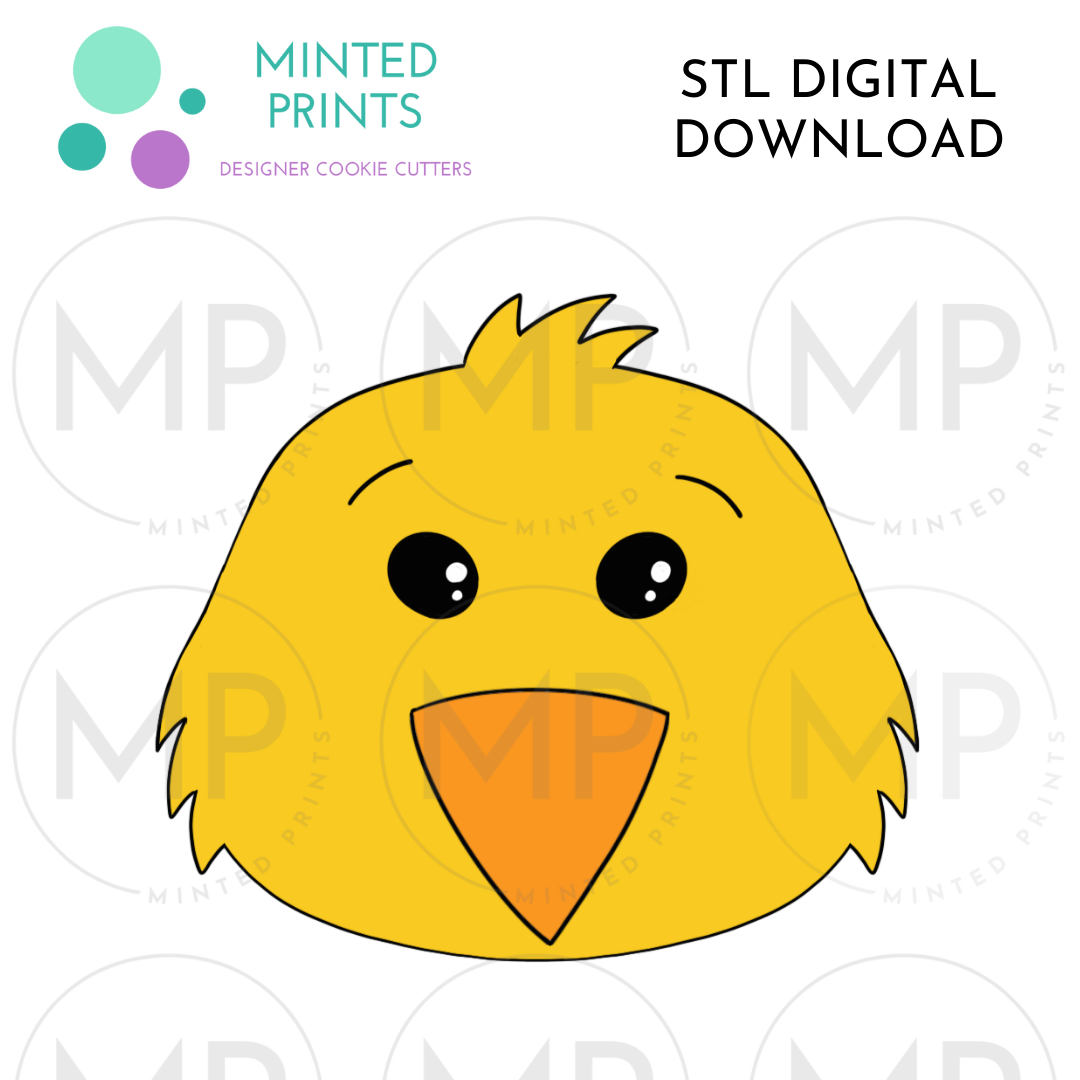 Chick Head Cookie Cutter STL DIGITAL DOWNLOAD