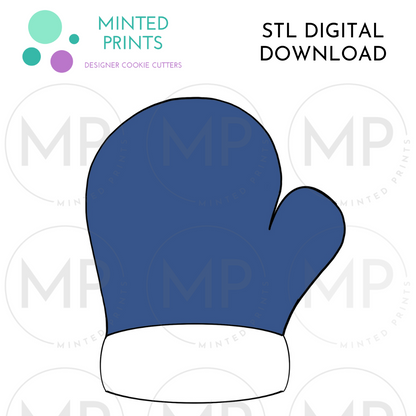 Winter Set of 12 Cookie Cutter STL DIGITAL DOWNLOAD