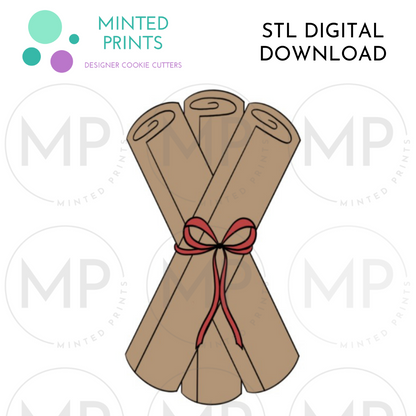 Cinnamon Stick Bundle Cookie Cutter STL DIGITAL DOWNLOAD