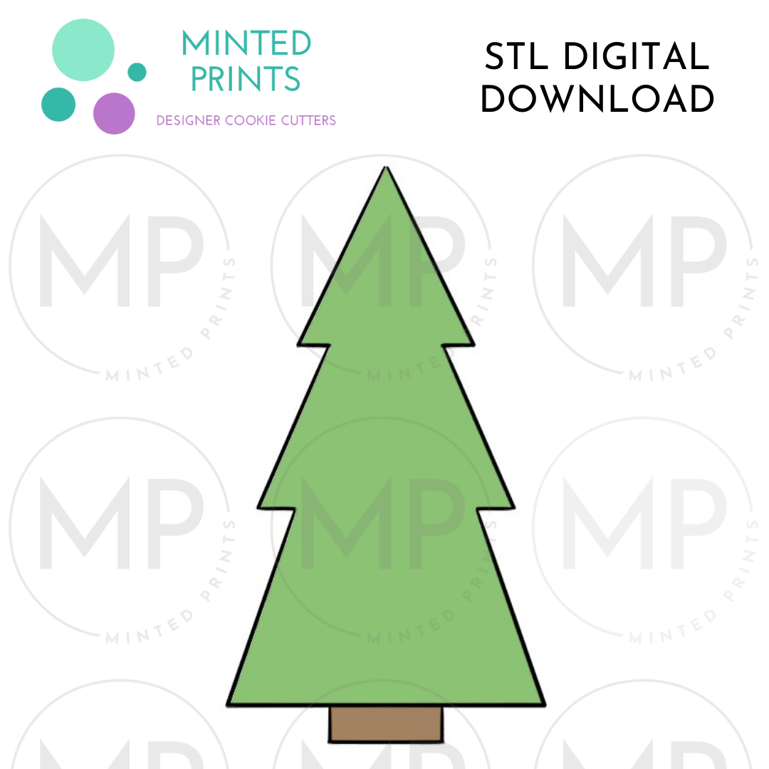 Classic Tree Cookie Cutter STL DIGITAL DOWNLOAD