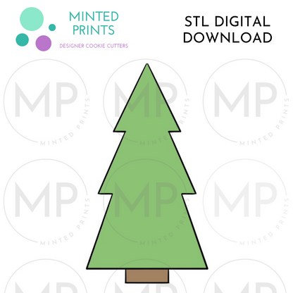 Classic Tree Cookie Cutter STL DIGITAL DOWNLOAD