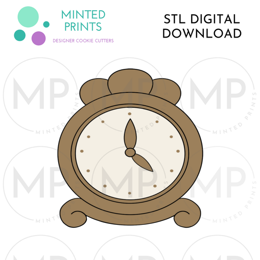 Clock Face Cookie Cutter STL DIGITAL DOWNLOAD