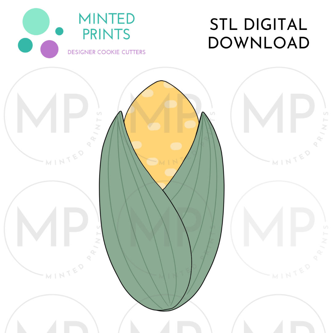 Corn Cob Cookie Cutter STL DIGITAL DOWNLOAD