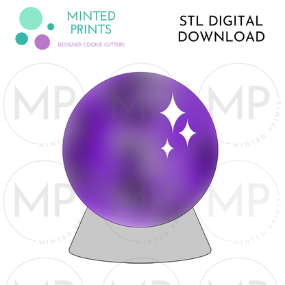 Crystal Ball Cookie Cutter STL DIGITAL DOWNLOAD