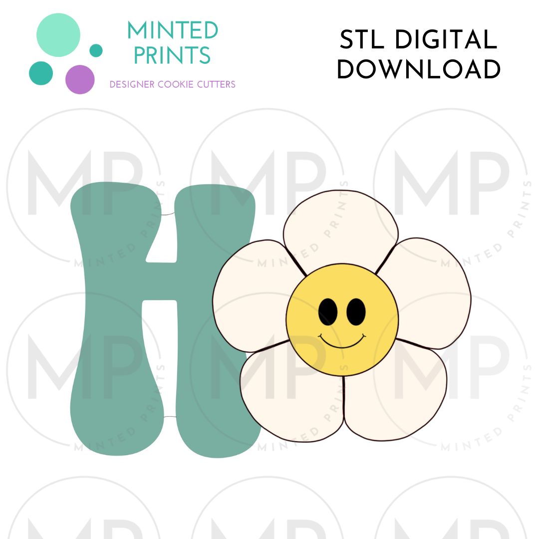 Daisy HO Cookie Cutter STL DIGITAL DOWNLOAD