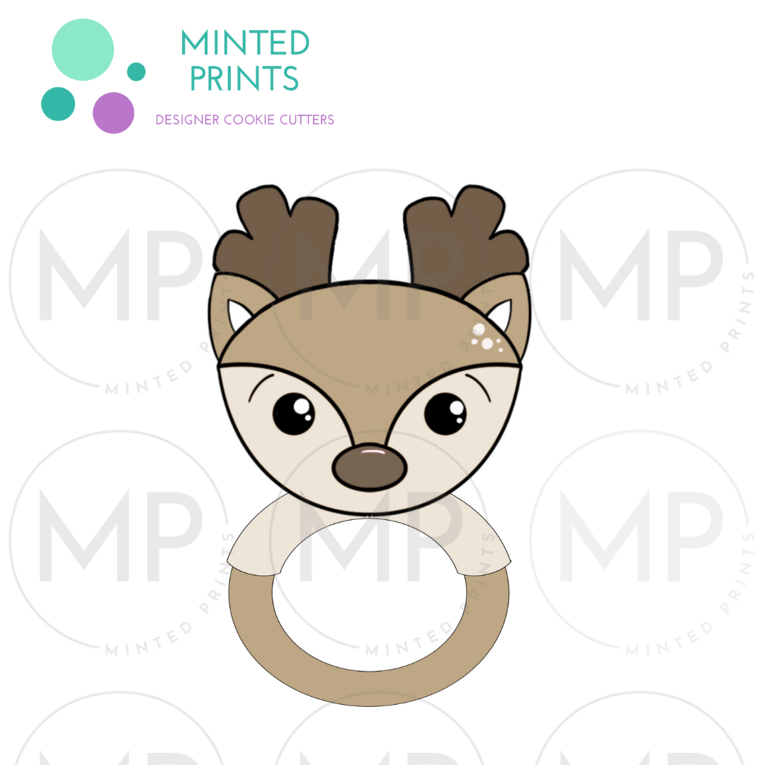 Deer Teether Cookie Cutter STL DIGITAL DOWNLOAD