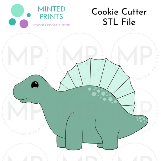 Dimetrodon Dinosaur Cookie Cutter STL DIGITAL FILE