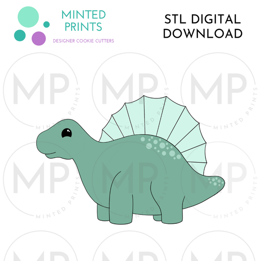 Dimetrodon Cookie Cutter STL DIGITAL DOWNLOAD