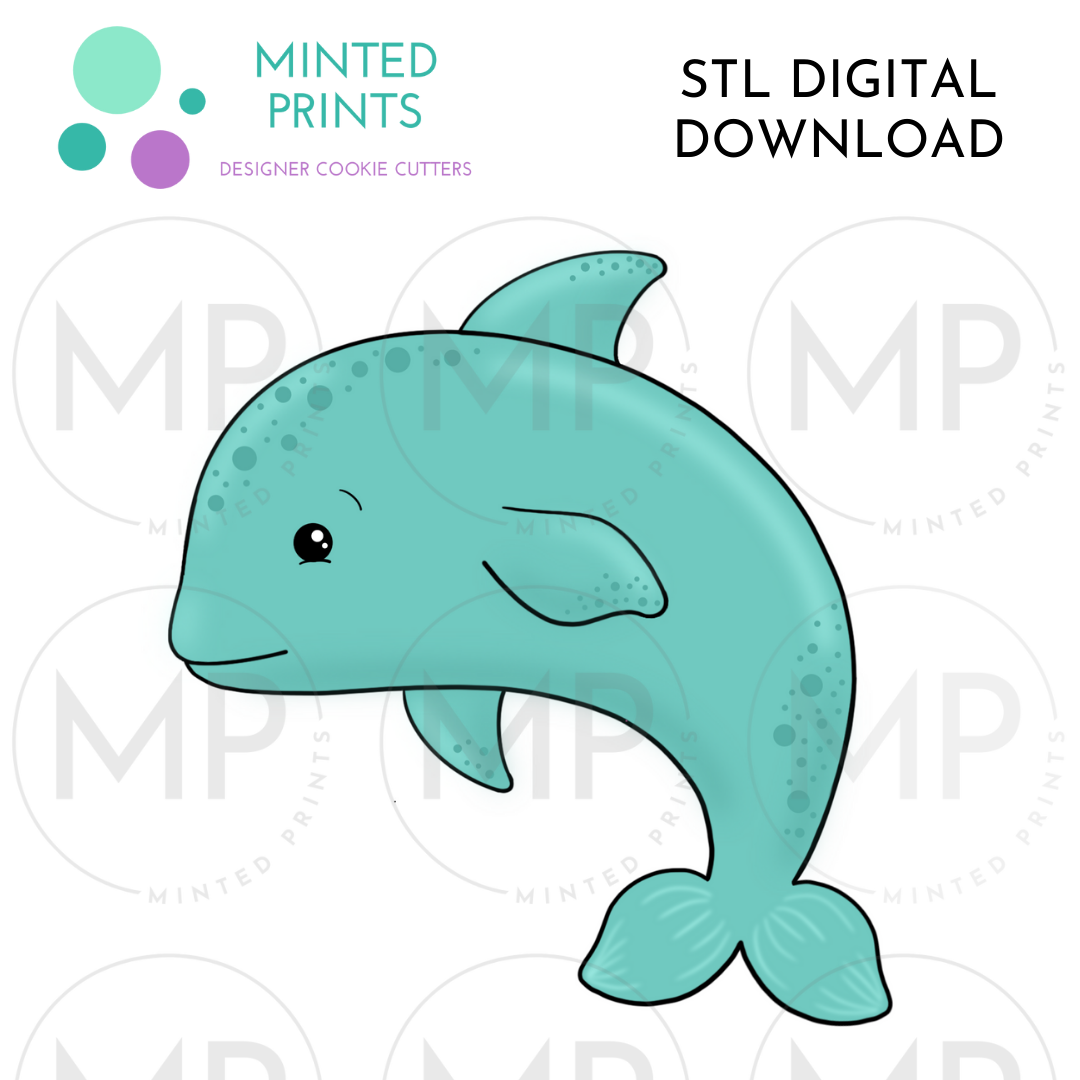 Dolphin Cookie Cutter STL DIGITAL DOWNLOAD