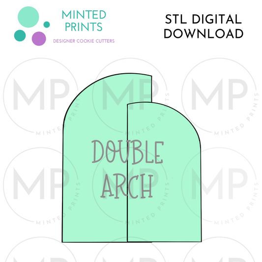 Double Arch Cookie Cutter STL DIGITAL DOWNLOAD