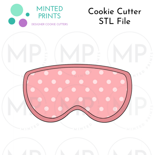 Eye Mask Cookie Cutter STL DIGITAL FILE