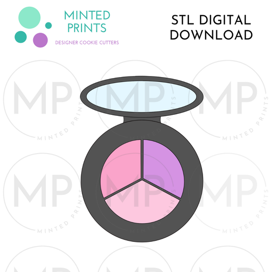 Eye Shadow Cookie Cutter STL DIGITAL DOWNLOAD