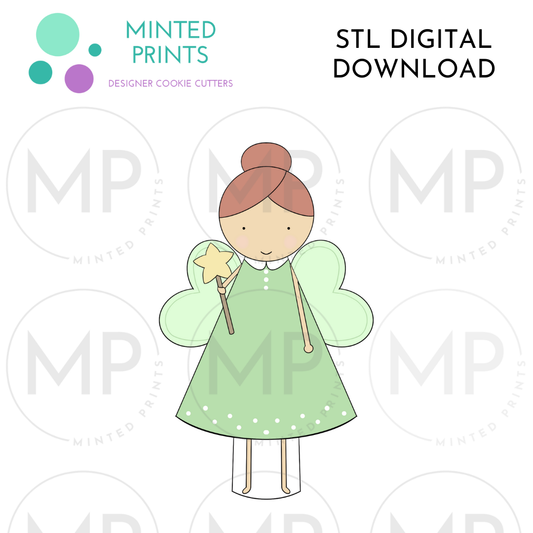 Fairy 2 Cookie Cutter STL DIGITAL DOWNLOAD