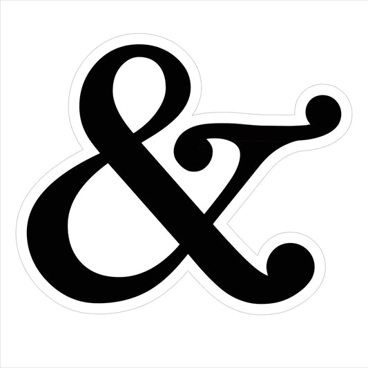 Fancy Ampersand Cookie Cutter and STL File