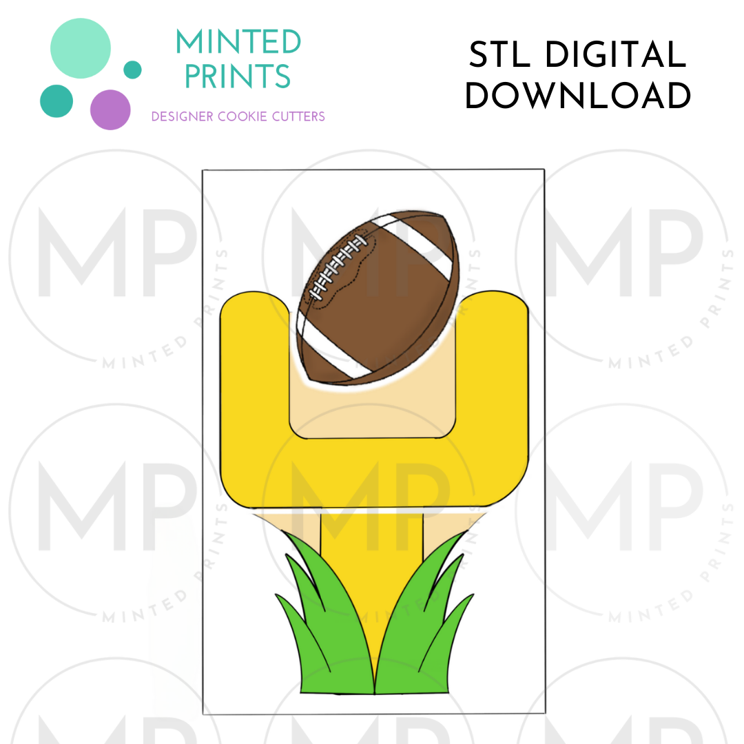 Field Goals Post Puzzle (Set of 3) Cookie Cutter STL DIGITAL DOWNLOAD