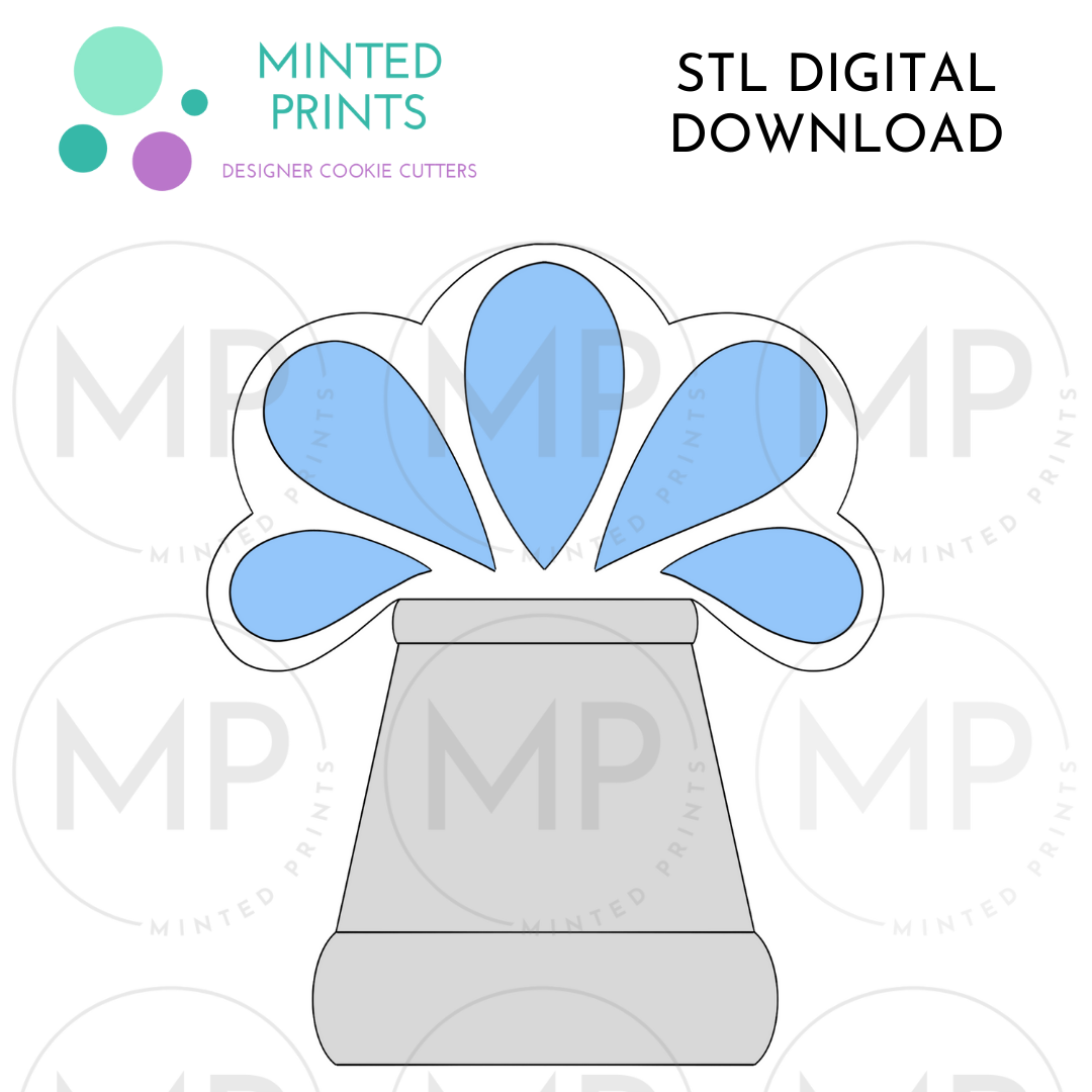 Fire Hose Nozzle Cookie Cutter STL DIGITAL DOWNLOAD