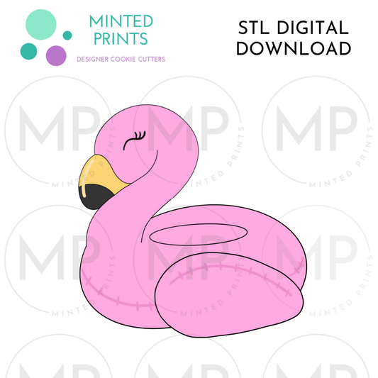 Flamingo Float 2024 Cookie Cutter STL DIGITAL DOWNLOAD