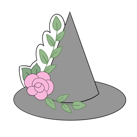 Floral Witch Hat Cutter & STLs
